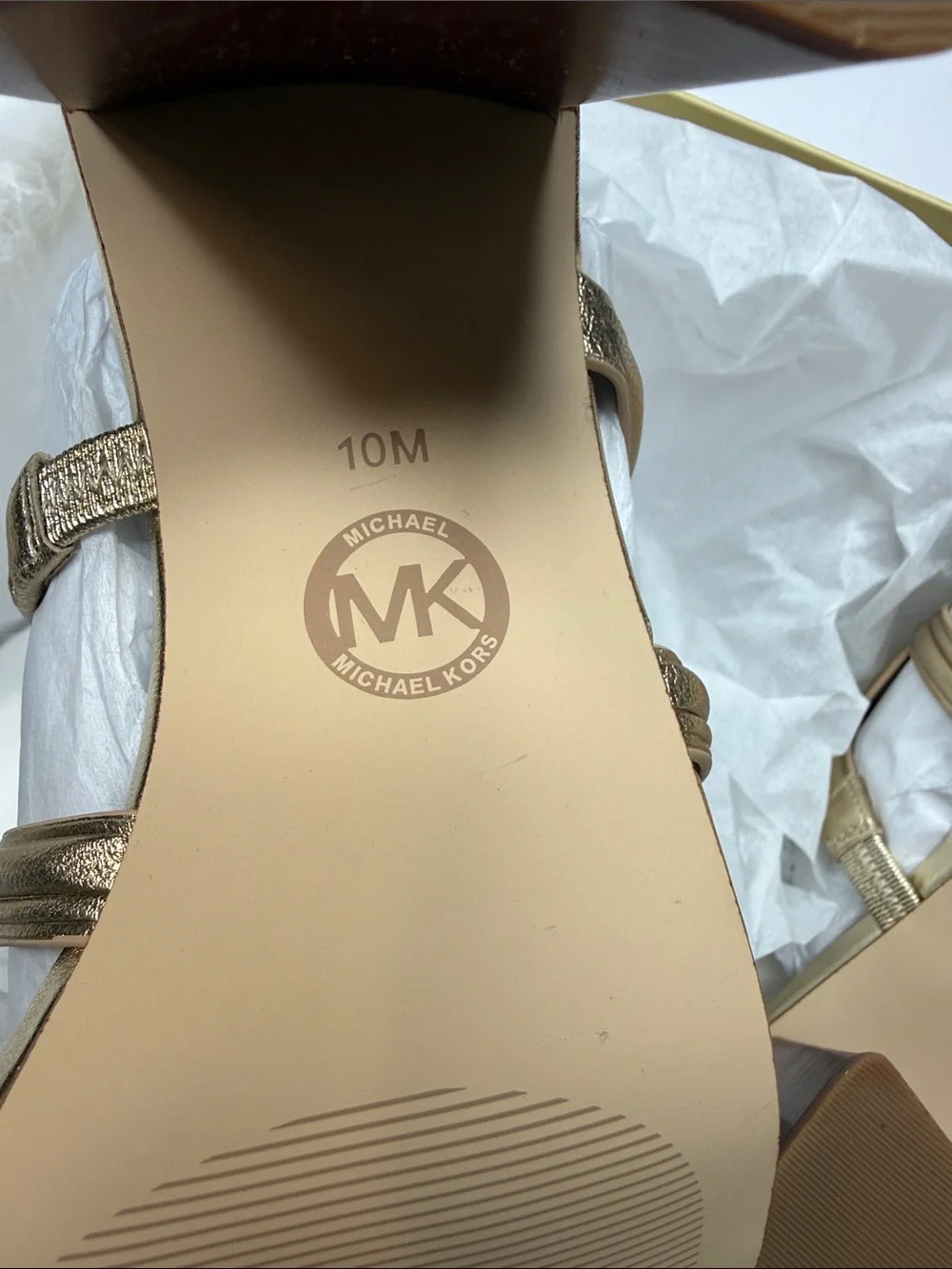 MICHAEL Michael Kors Women's Alma Mid Sandals Size 10
